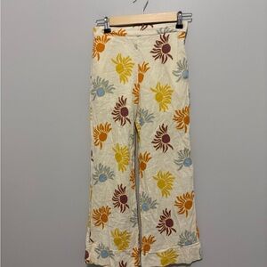 Zara Girl Floral Print Wide-Leg Pants Size 13-15